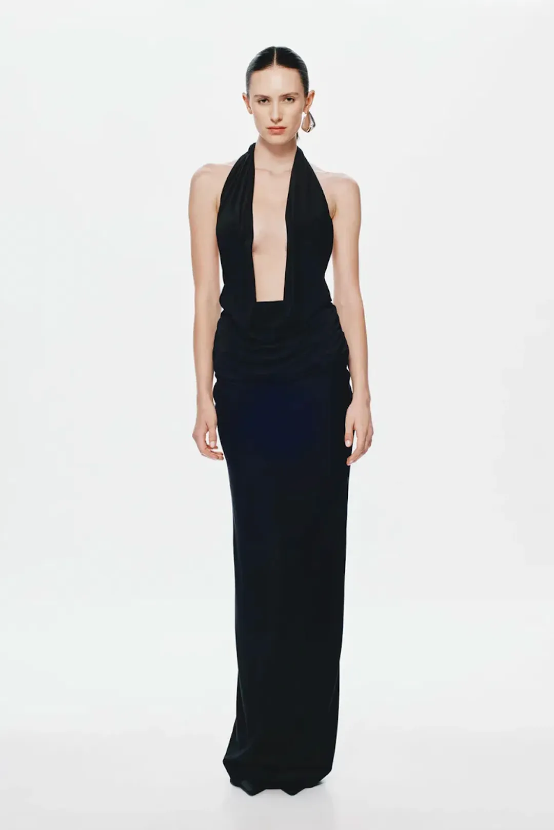 Misha The Vanessa Jersey Dress Black Size XS / AU 6-8 for rent on The Volte - main image