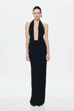 Misha The Vanessa Jersey Dress Black Size XS / AU 6-8 for rent on The Volte - image 5
