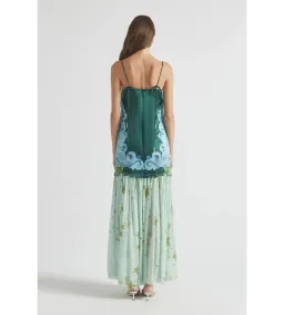 Antipodean Runaway Star Drop Waist Gown Maxi Dress in  Emerald Size AU 12 for rent on The Volte - image 4