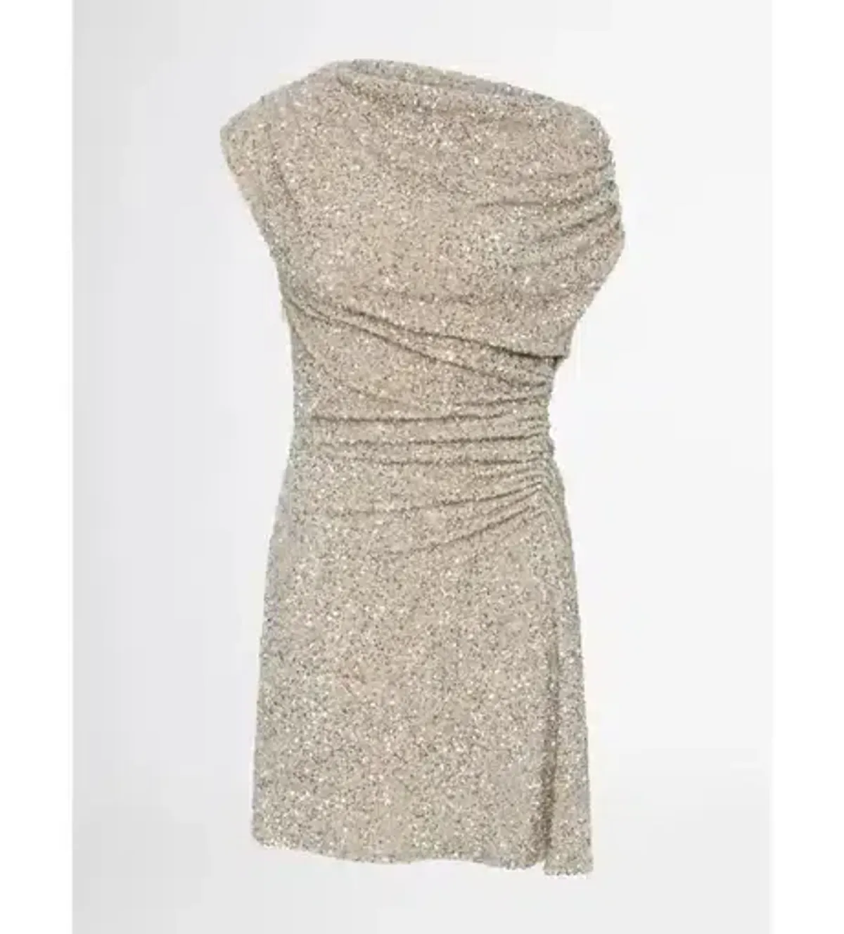 Sheike Glimmer Dress Silver Gold AU 6 for rent on The Volte - main image