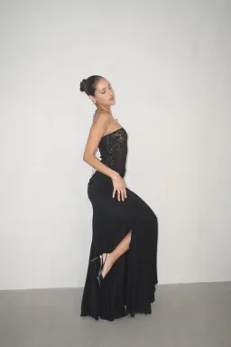 Deconduarte Ilona Maxi Dress Black Size 8 for rent on The Volte - image 4