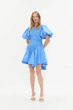 Aje Wisteria Mini Dress in Mist Blue Size 6  for rent on The Volte - image 1