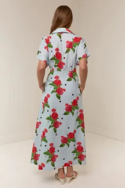 Palm Noosa Jasmine Midi Dress Sky Garden Size 14 for rent on The Volte - image 3