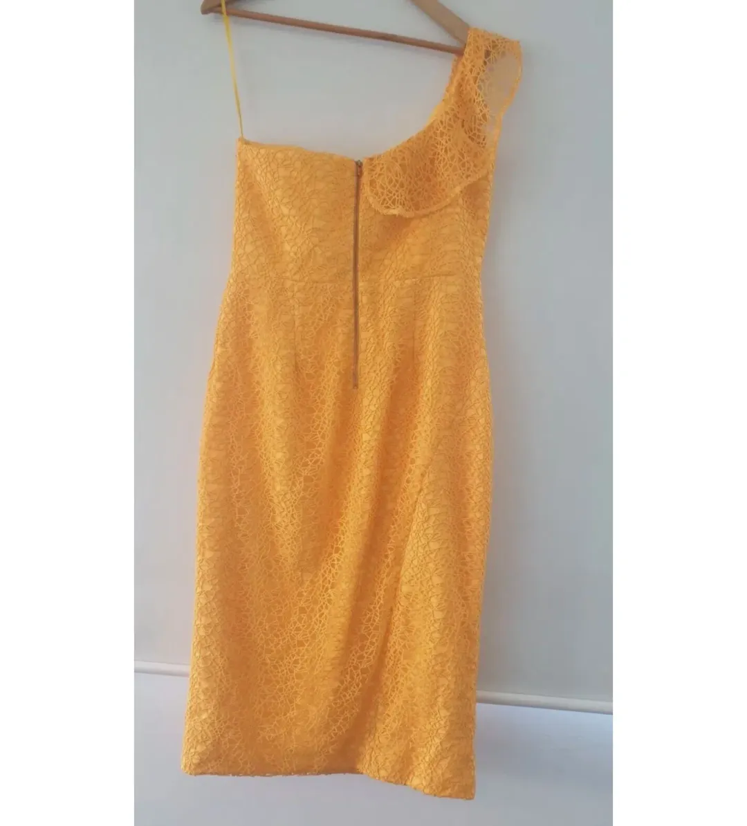 Rebecca Vallance Baha Midi Dress Saffron Yellow In AU 14 for rent on The Volte - main image