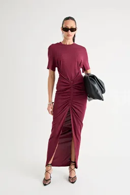 Pfeiffer Niko Maxi Dress in Burgundy Size M/AU 10 for rent on The Volte - image 1