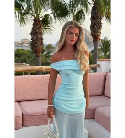 Natalie Rolt Cadence Maxi Gown in Baby Blue Size 2 AU 10 for rent on The Volte - image 3