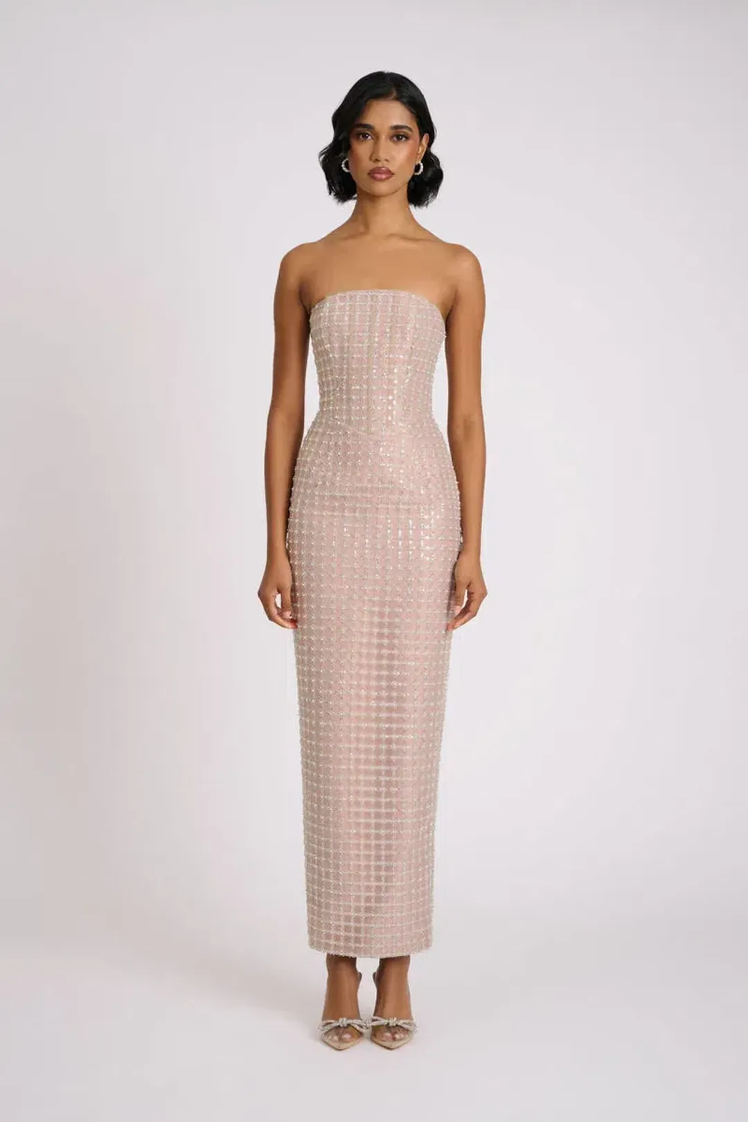 Eliya The Label Peyton Maxi Dress Sequin Size XS / AU 6 for rent on The Volte - main image