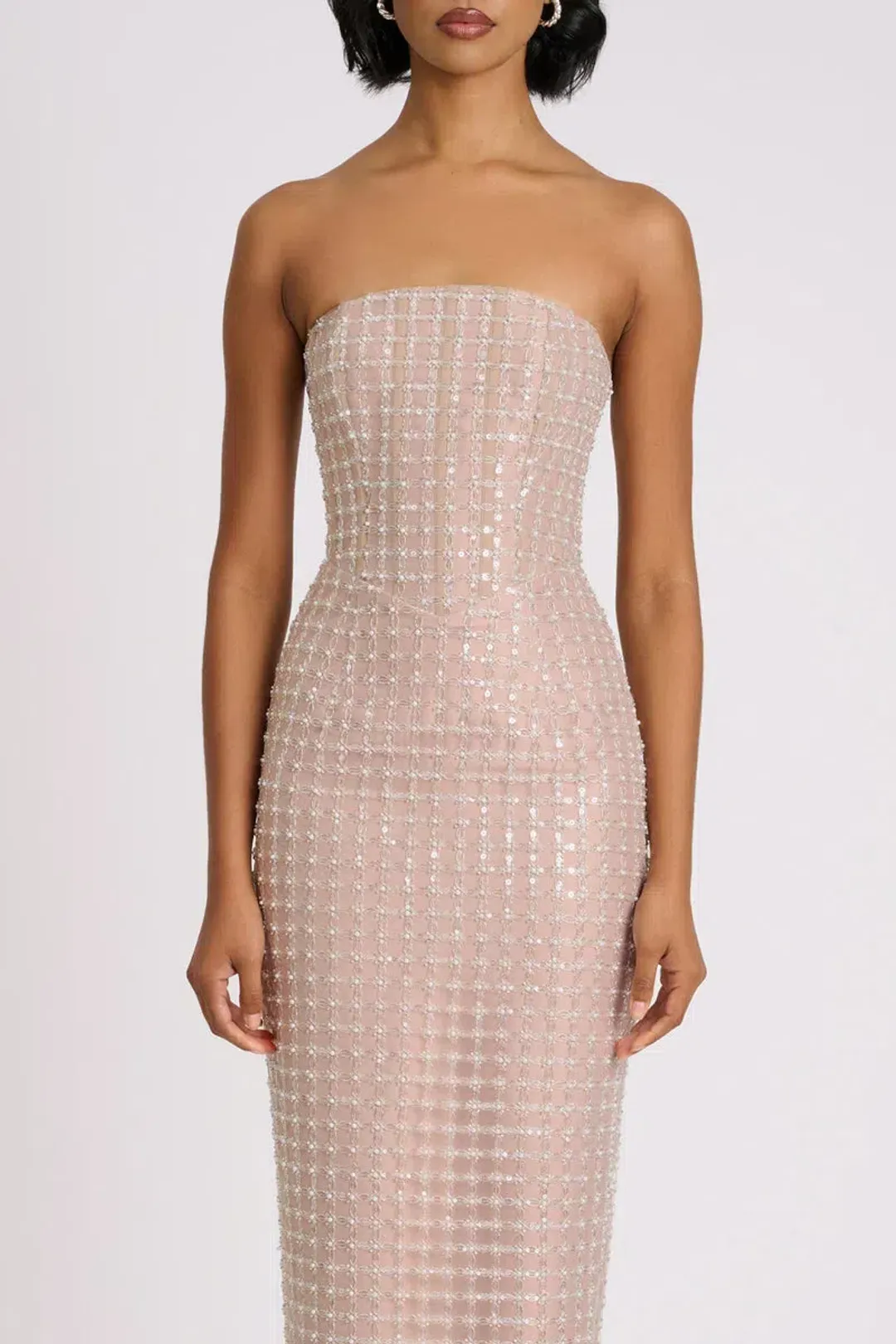 Eliya The Label Peyton Maxi Dress Sequin Size XS / AU 6 for rent on The Volte - main image