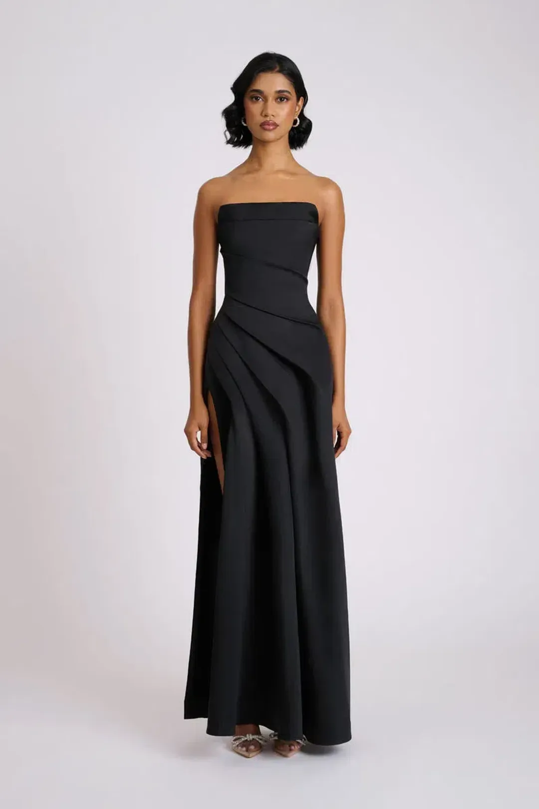 Eliya The Label Deanna Maxi Gown Black Size S / Au 8 for rent on The Volte - main image