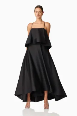 Elliat Reyna Tiered Maxi Dress in Black Size XS/AU 6 for rent on The Volte - image 1