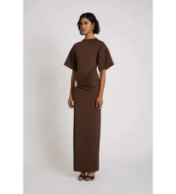 Eliya the Label Aldo Maxi Dress in Chocolate Size 14 for rent on The Volte - image 5