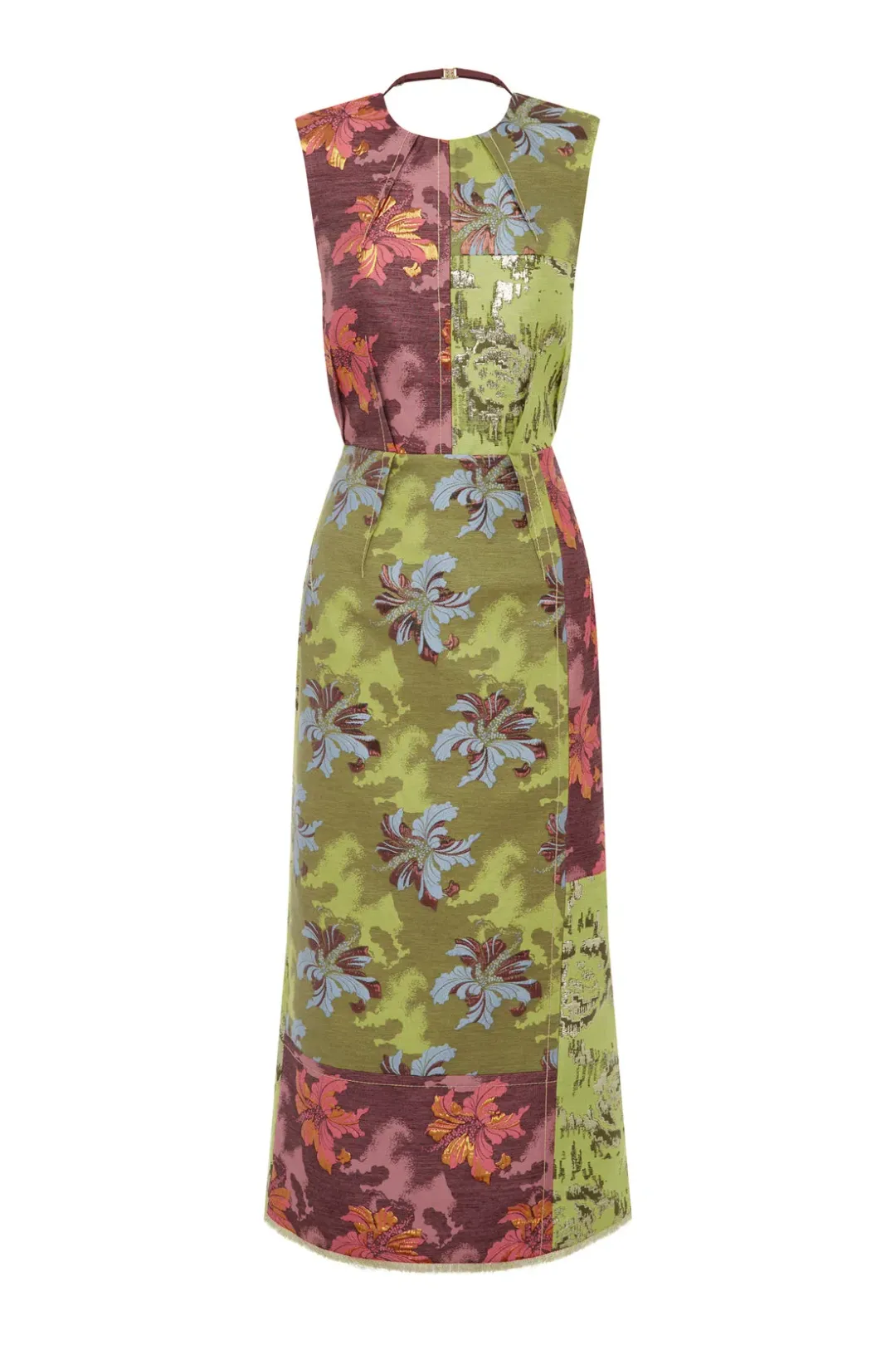 Alemais Adriana Jacquard Midi Gown Multi Floral Size AU 14 for rent on The Volte - main image