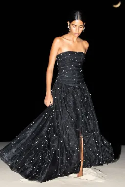 Aje Juniper Gown Black Size 6 for rent on The Volte - image 1