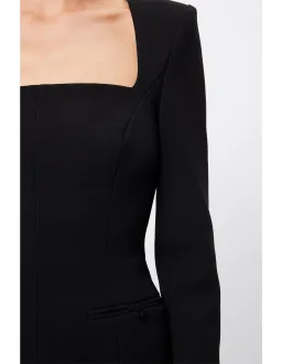 Mossman Origin Mini Dress Black Size 8 for rent on The Volte - image 3
