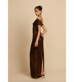 Arcina Ori Milana Maxi Dress Brown Size XS/AU 6 for rent on The Volte - image 3