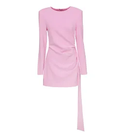 Mossman Sense of Mystery Draped Mini Dress Pink Size 12 for rent on The Volte - image 8