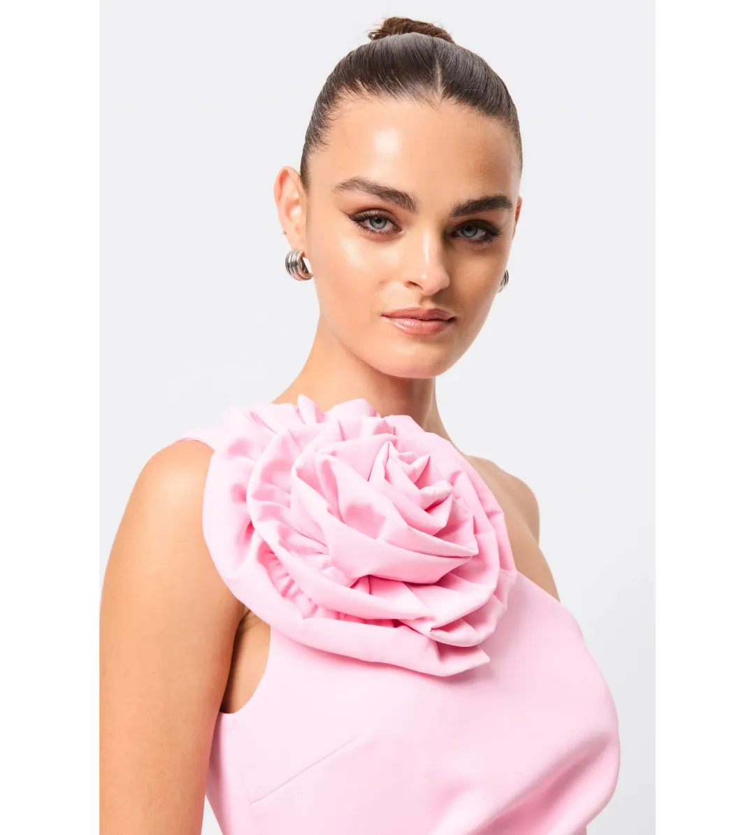 Mossman Dreamstate Maxi Dress Pink Size 14 for rent on The Volte - main image