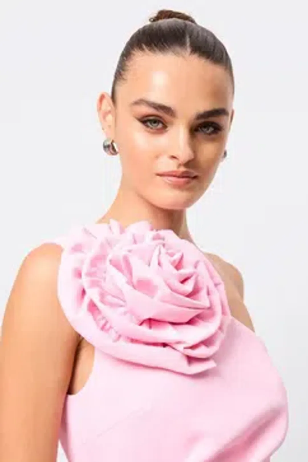 MOSSMAN DREAMSTATE MAXI DRESS / PINK / SIZE 14 for rent on The Volte - main image