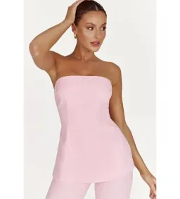 Meshki Astri Top and Allanah Pant Set Blush Pink Size M/AU 10 for rent on The Volte - image 5