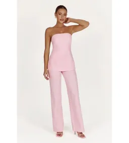 Meshki Astri Top and Allanah Pant Set Blush Pink Size M/AU 10 for rent on The Volte - image 4