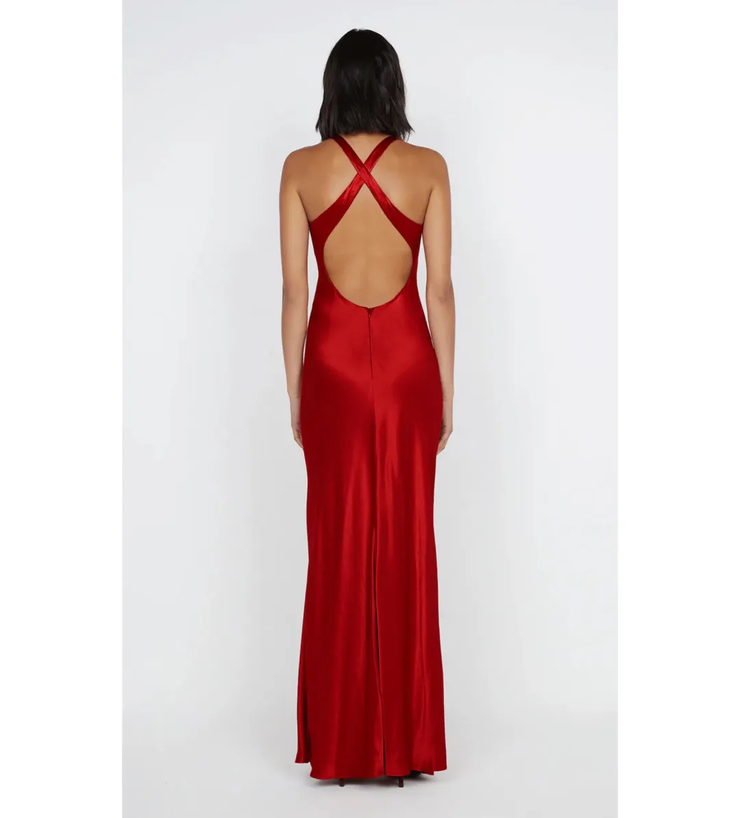 Bec and Bridge Maxina Crossover Dress in Rouge Size AU6 for rent on The Volte - main image