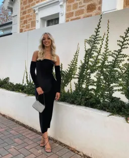 7th & York Black Camryn Maxi Dress for rent on The Volte - image 1