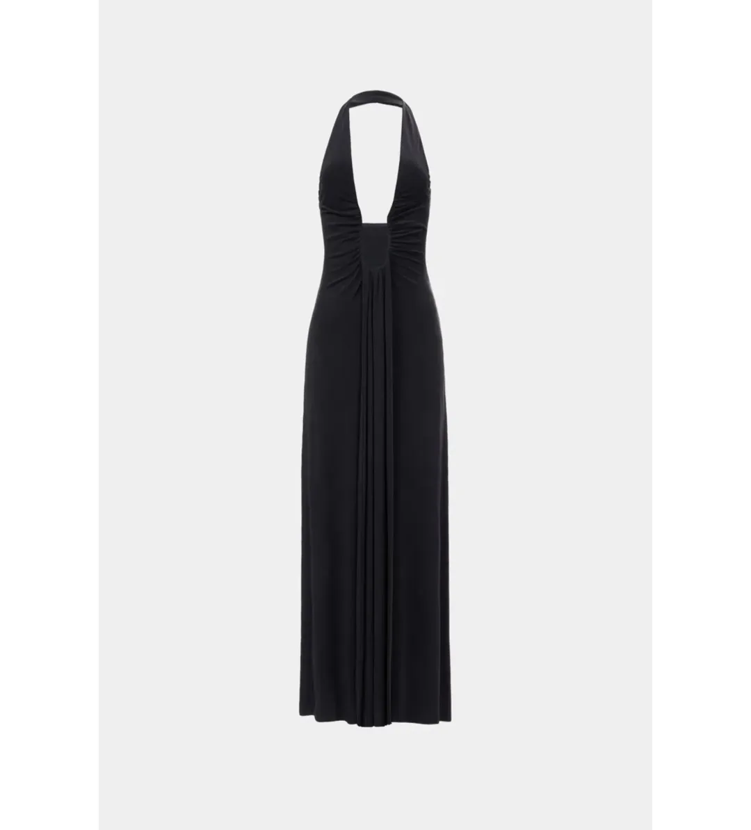 Misha Jennifer Cupro Maxi Dress in Black Size 10 for rent on The Volte - main image