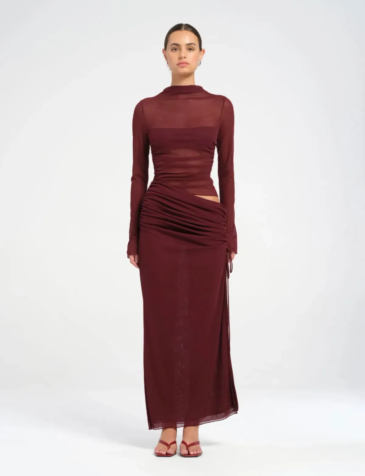 Benni Mable Maxi Dress Plum Size 6 for rent on The Volte - main image