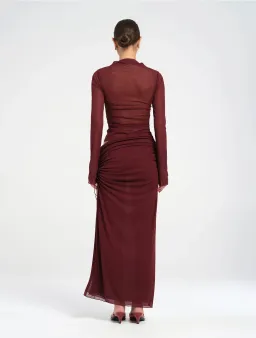 Benni Mable Maxi Dress Plum Size 6 for rent on The Volte - image 2