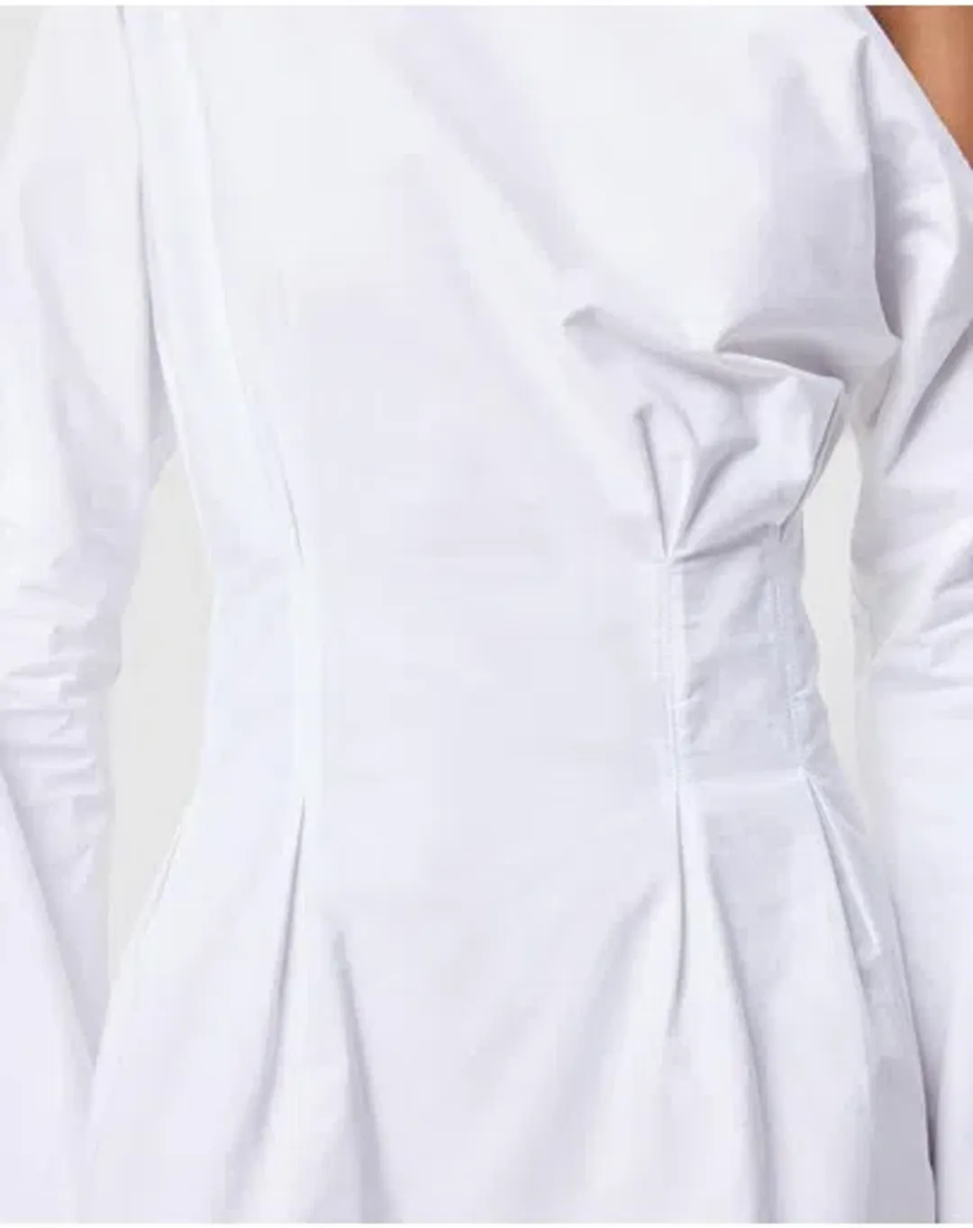 Mossman Homage Mini Dress White Size 12  for rent on The Volte - main image