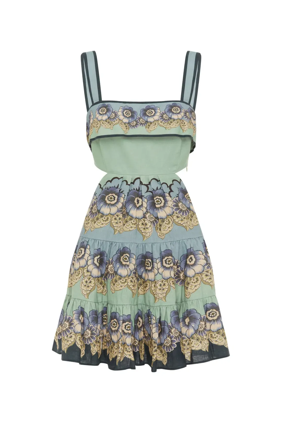 Alemais Madalena Cut Out Mini Dress 6 for rent on The Volte - main image