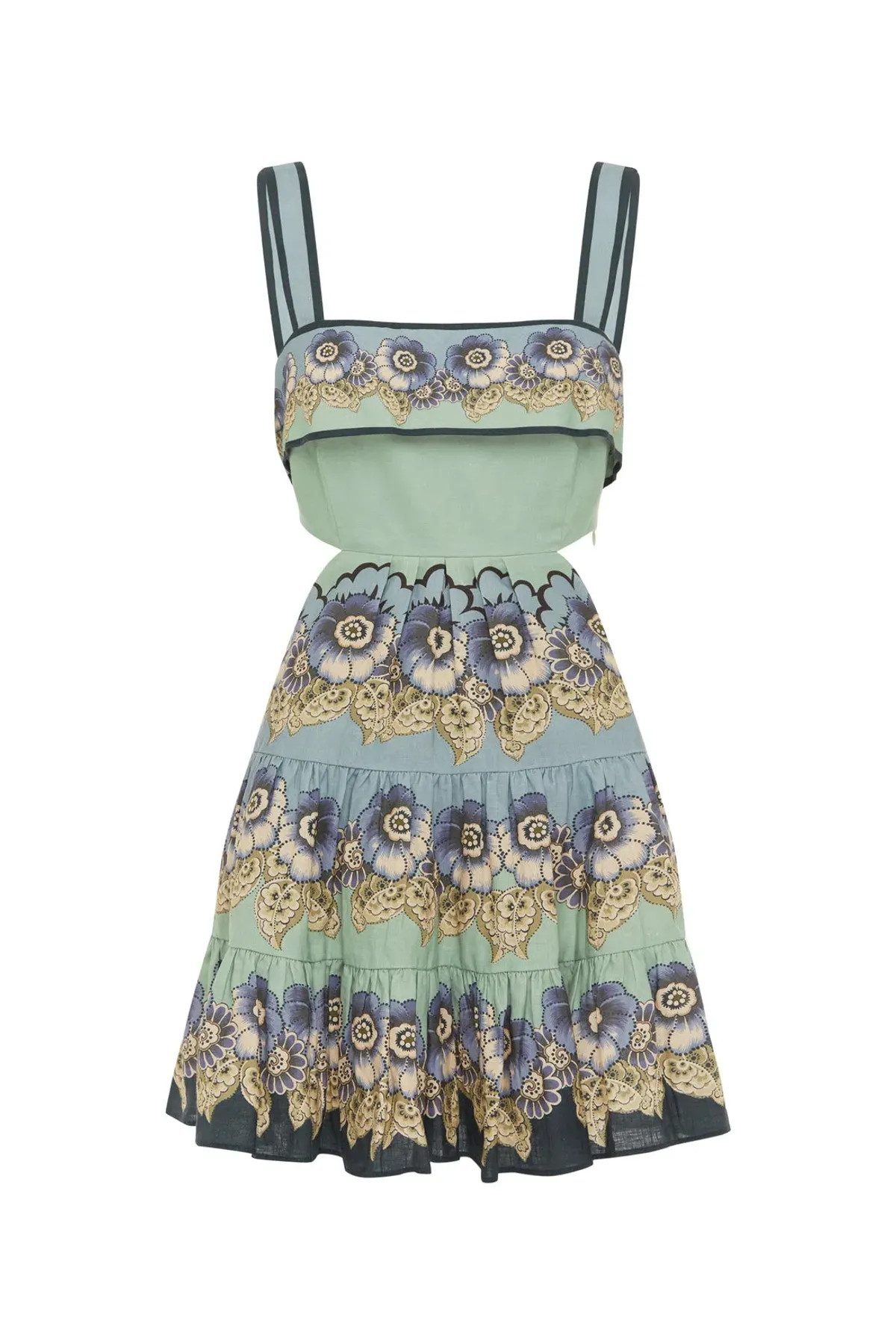 Alemais Madalena Cut Out Mini Dress 6 for rent on The Volte - main image