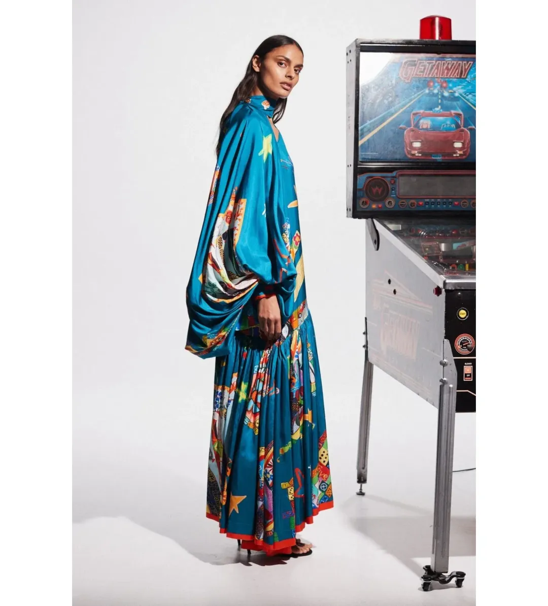 Alemais Rollers Midi Gown Size 10 for rent on The Volte - main image