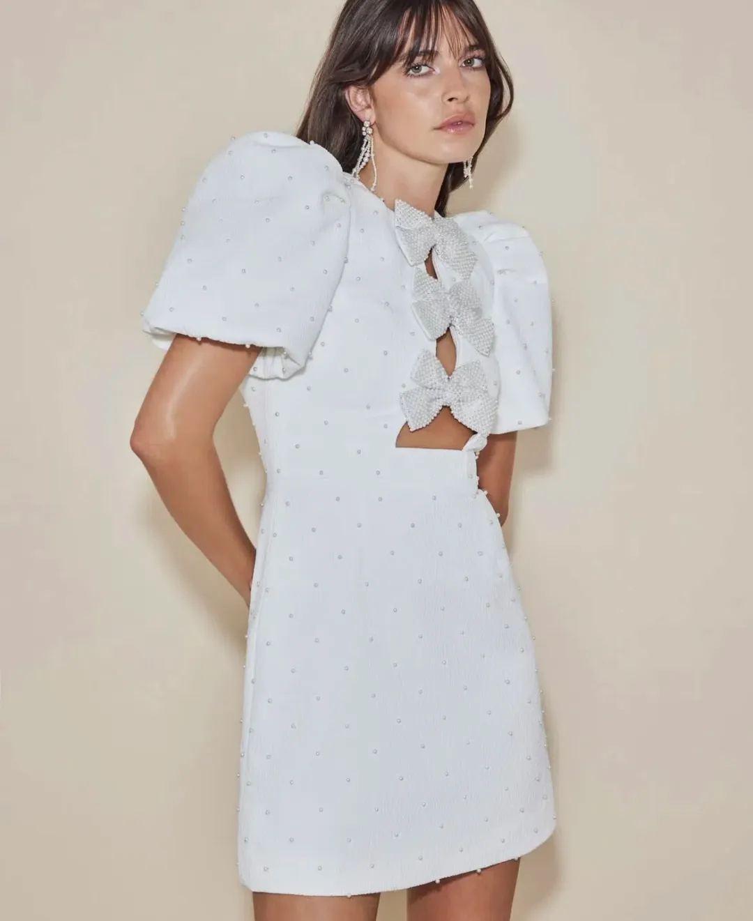 Rebecca Vallance Ophelia Mini Dress Size 14 for rent on The Volte - main image