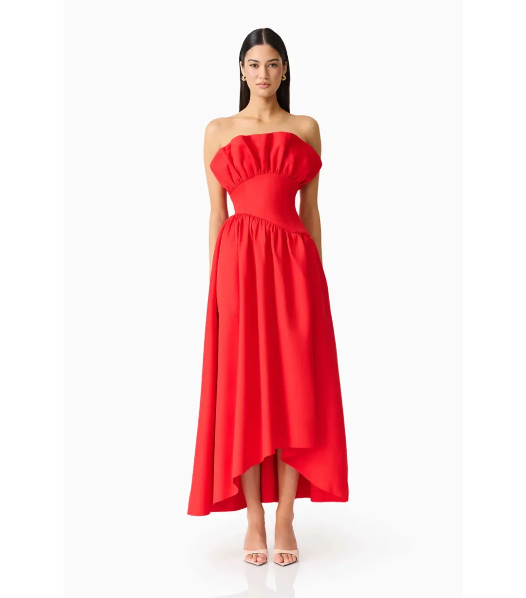 Elliatt Laurel Sleeveless Maxi Dress in Red Size Medium / AU 10 for rent on The Volte - main image