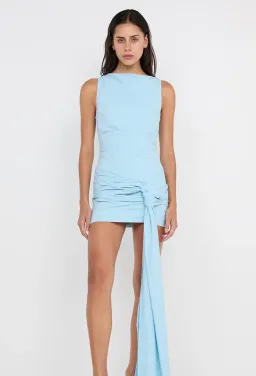 Bec and Bridge DOMENIC ASYM MINI DRESS blue size 10  for rent on The Volte - image 1