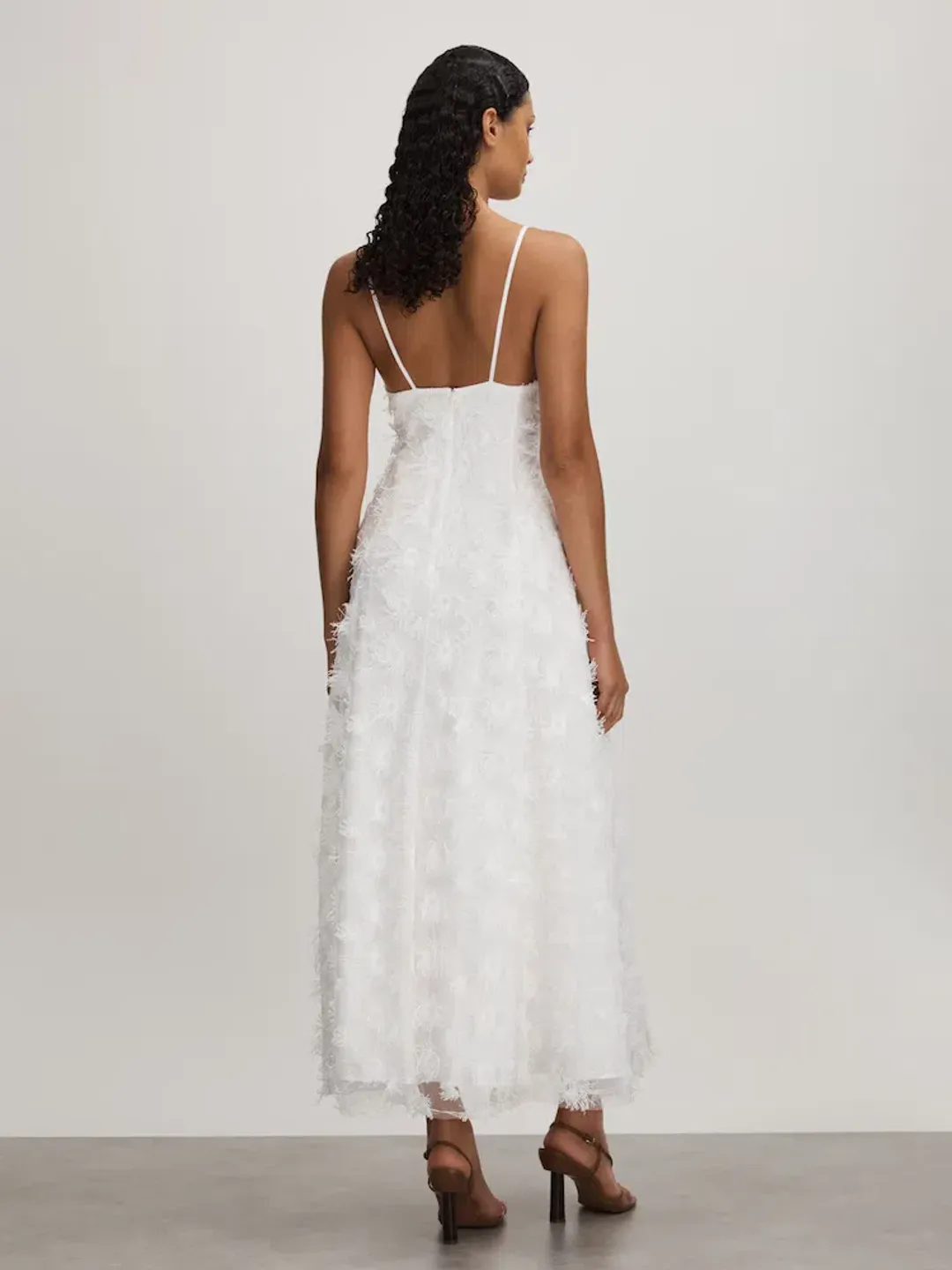 ANNA QUAN Stella Dress in Dandelion White 8  for rent on The Volte - main image
