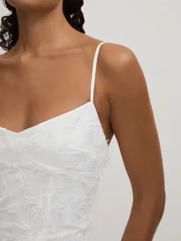 ANNA QUAN Stella Dress in Dandelion White 8  for rent on The Volte - image 3