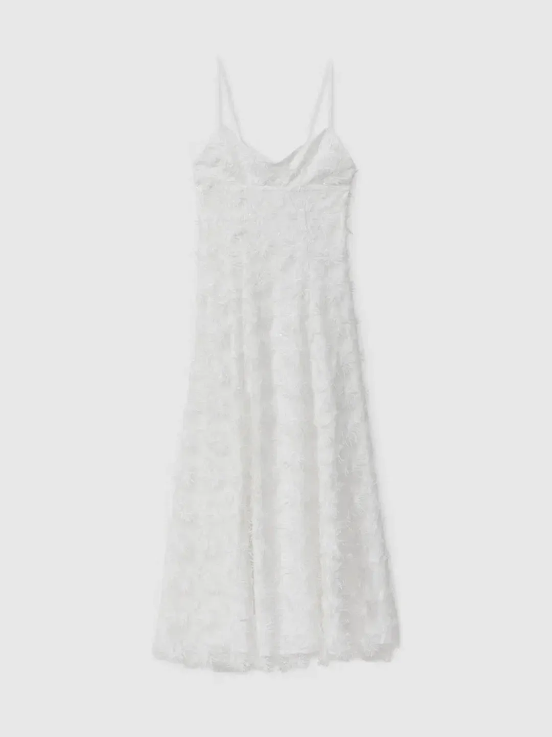 ANNA QUAN Stella Dress in Dandelion White 8  for rent on The Volte - main image