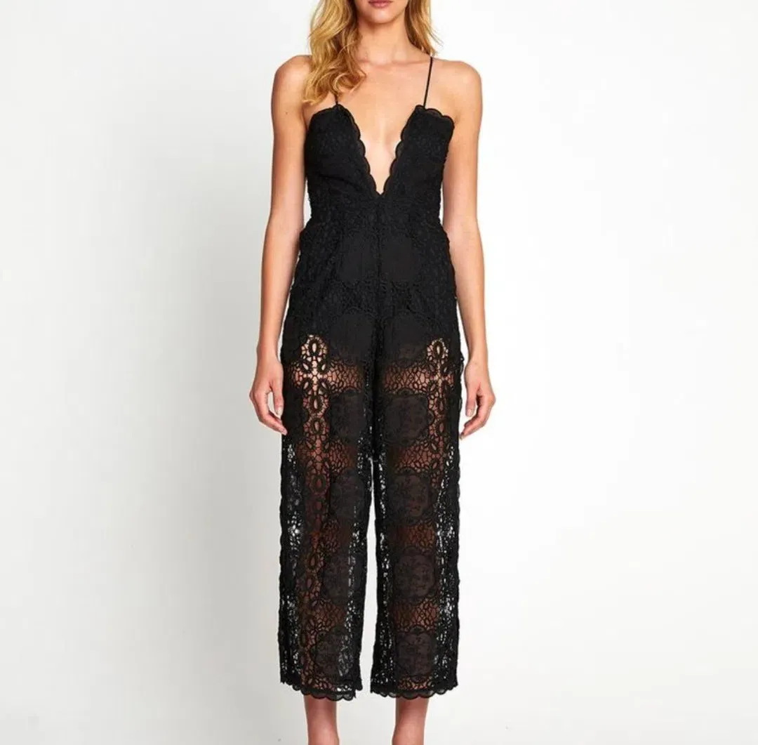 Alice McCall Diamond Veins Jumpsuit size 8 for rent on The Volte - main image