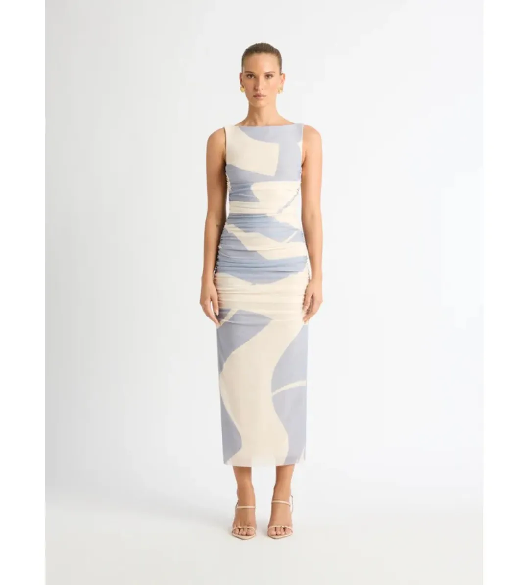 Sheike Ocean Breeze Mesh Midi Dress Multi Size AU 12 for rent on The Volte - main image