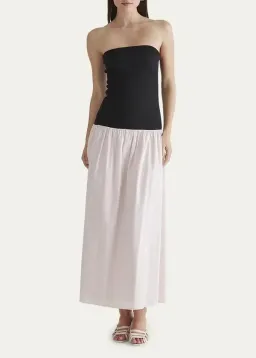 Anna Quan Amyra Strapless Midi Dress Peony Pink Size 6 for rent on The Volte - image 5
