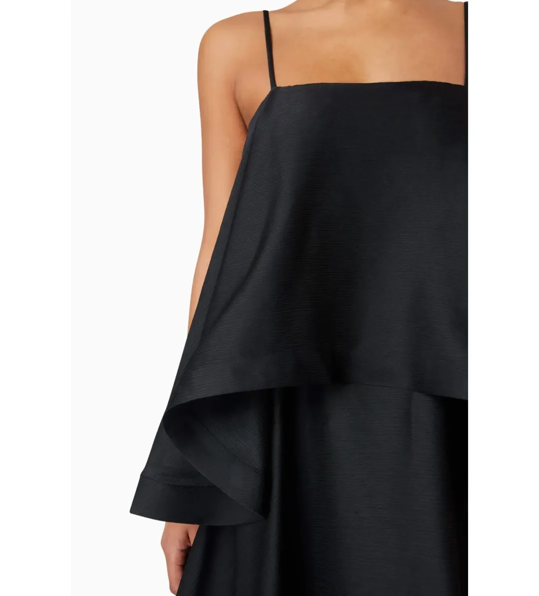 Elliatt Tilly Tiered Maxi Dress Black Size AU 14 for rent on The Volte - main image