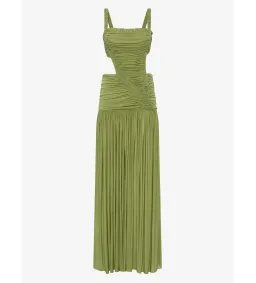 Christopher Esber Orion Separation Gown Green Olive Size AU 8 for rent on The Volte - image 6
