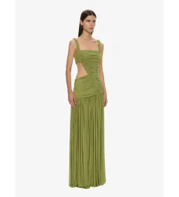 Christopher Esber Orion Separation Gown Green Olive Size AU 8 for rent on The Volte - image 2
