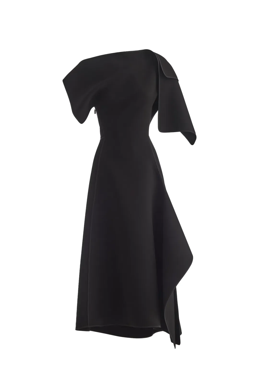 Maticevski Diadem Midi Dress in Black Size AU 14 for rent on The Volte - main image