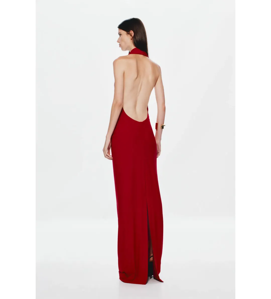 MISHA Vanessa Jersey Maxi Dress Cherry Size XS / AU 6 for rent on The Volte - main image