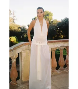 Raphella Santana The Hera Dress Beige Size S / AU 8 for rent on The Volte - image 2