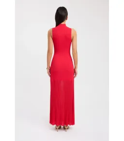 Kookai Manhattan Maxi Dress in Rose Red Size AU 8 for rent on The Volte - image 2