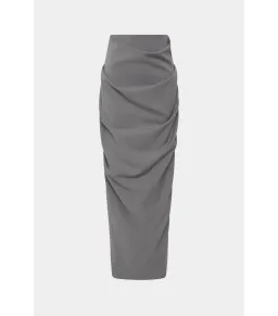 MISHA The Henri Suiting Top and Maxi Skirt Grey Size 6/XS for rent on The Volte - image 5